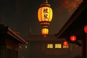长河故人剧集封面：雨夜码头两人对峙的长镜头画面